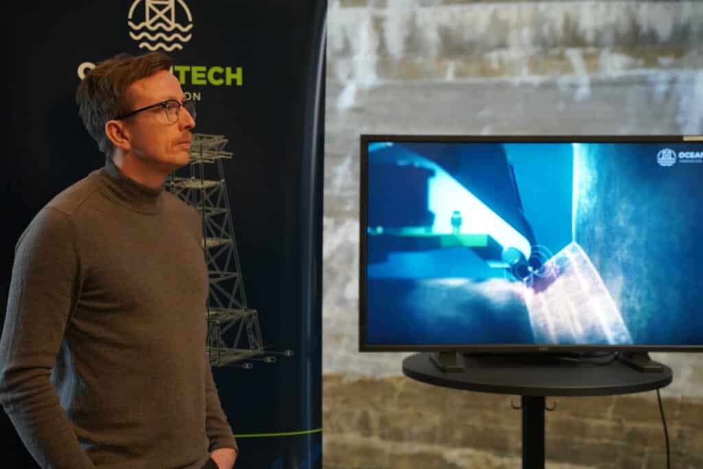 Oceantech demonstrerer ny autonom inspeksjonsrobot. Foto: Lars Bugge Aarset/FI - Fremtidens Industri