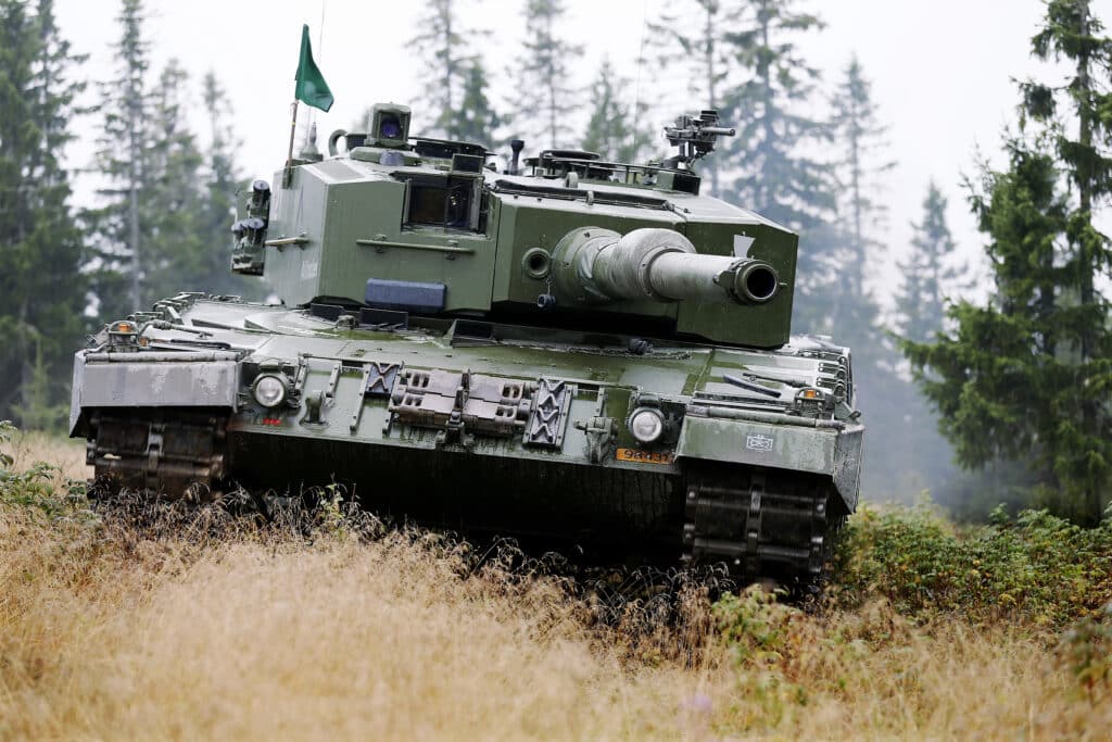 Leopard 2 stidsvogn. Foto: Torbjørn Kjosvold/Forsvaret