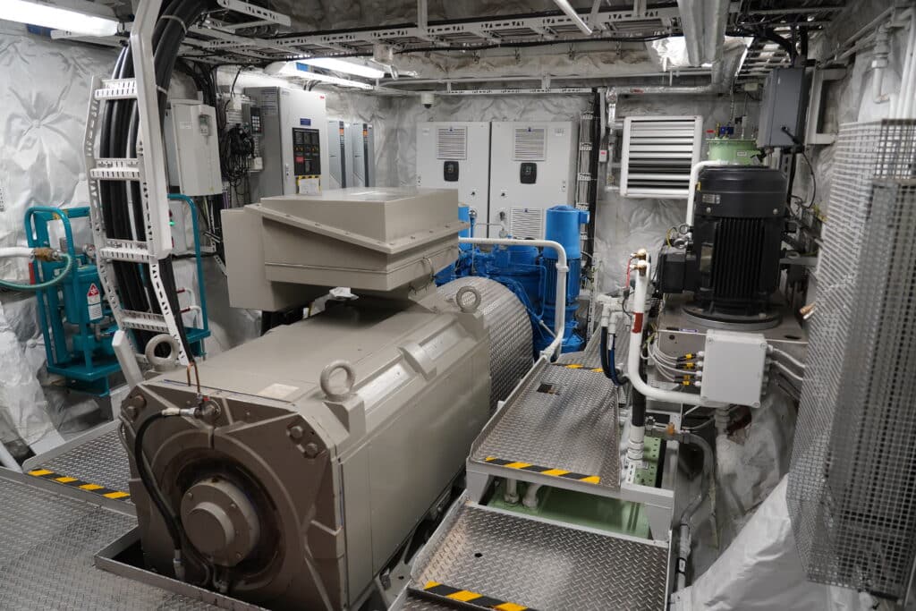 Electric propulsion on Torghatten's ferry Flakk-Rørvik. Photo: Lars Bugge Aarset/Ocean Autonomy Cluster