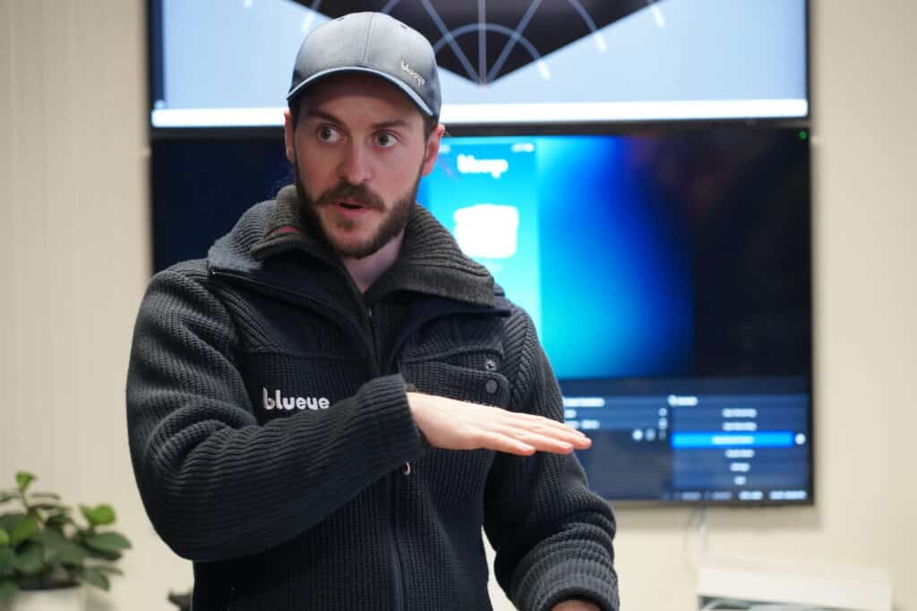 Petter Sjursen. Product Engineer in Blueye Robotics. Photo: Lars Bugge Aarset/Ocean Autonomy Cluster