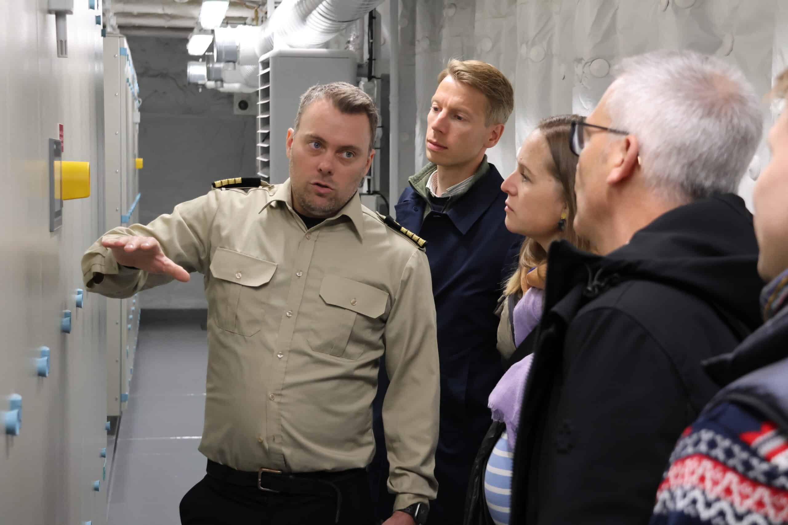 Besøk på Torghattens elektriske ferjesamband Flakk-Rørvik. Foto: Lars Bugge Aarset/Ocean Autonomy Cluster