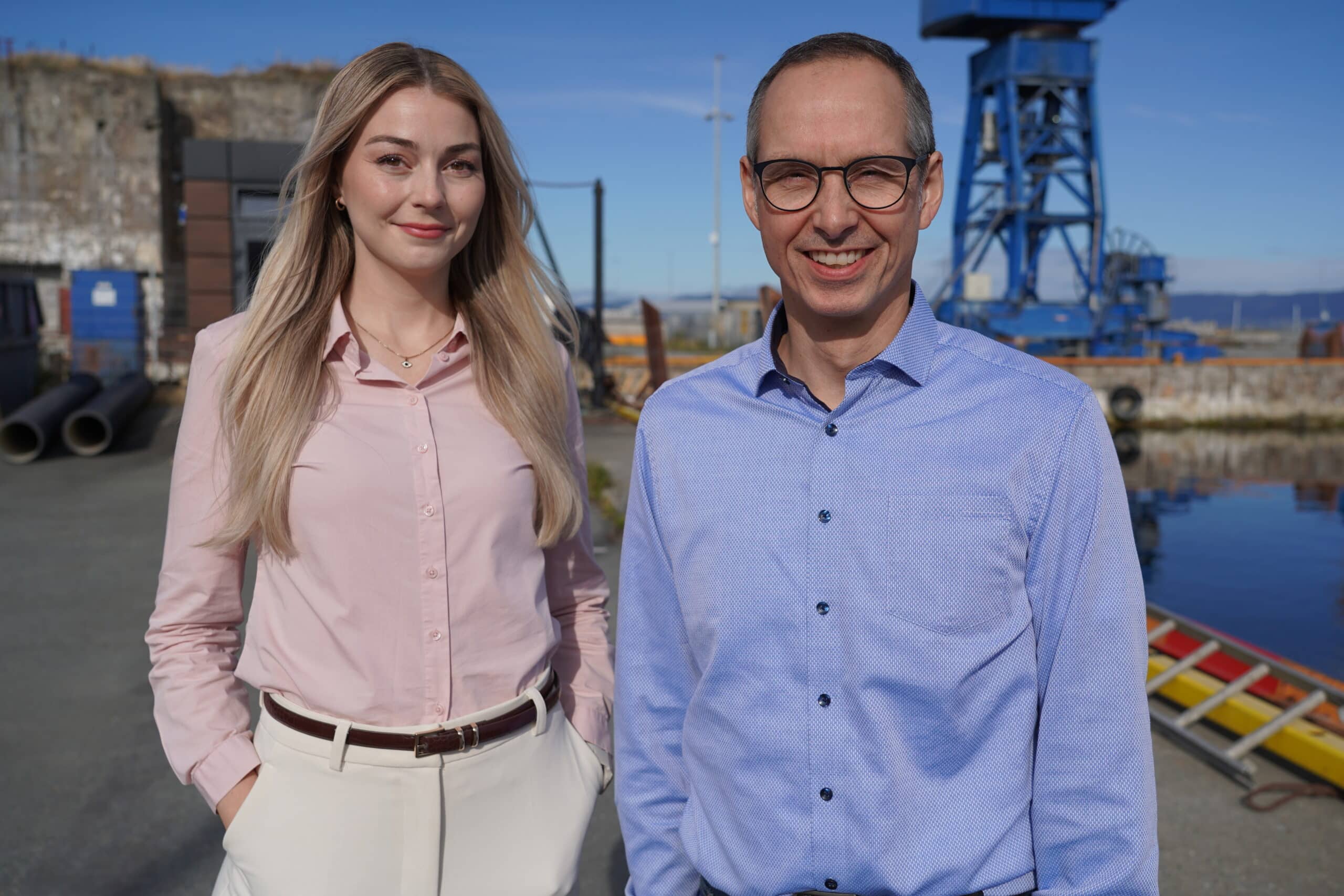 Ingrid Sandnes og Vegard Saur Foto: Lars Bugge Aarset/Fremtidens Industri