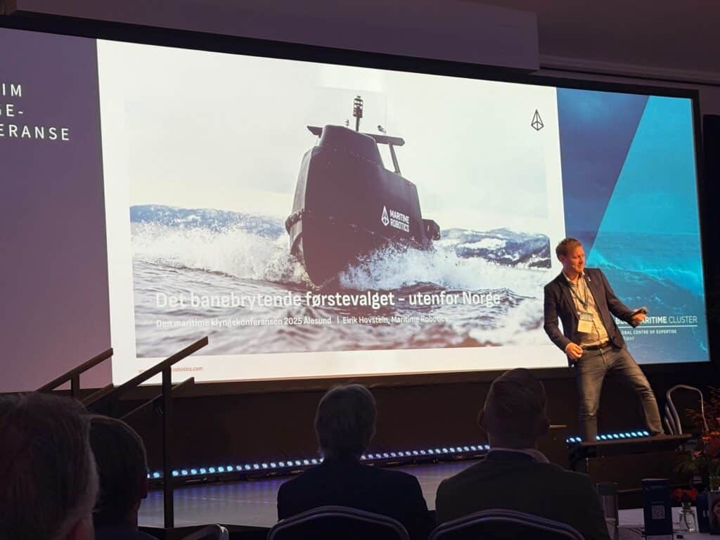 Eirik Hovstein, VP Defence and Security i Maritime Robotics. Foto: Tevje Ravn Eggan/Fremtidens Industri