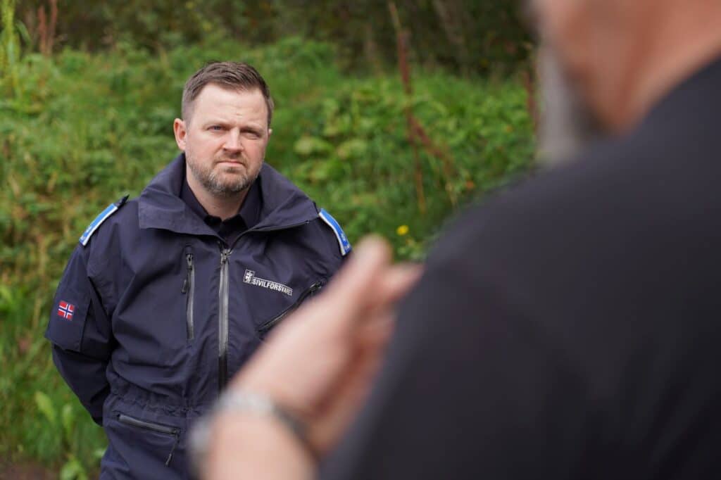 Truls Kirknes fra Sivilforsvaret i Sør-Trøndelag. Foto: Lars Bugge Aarset/Fremtidens Industri