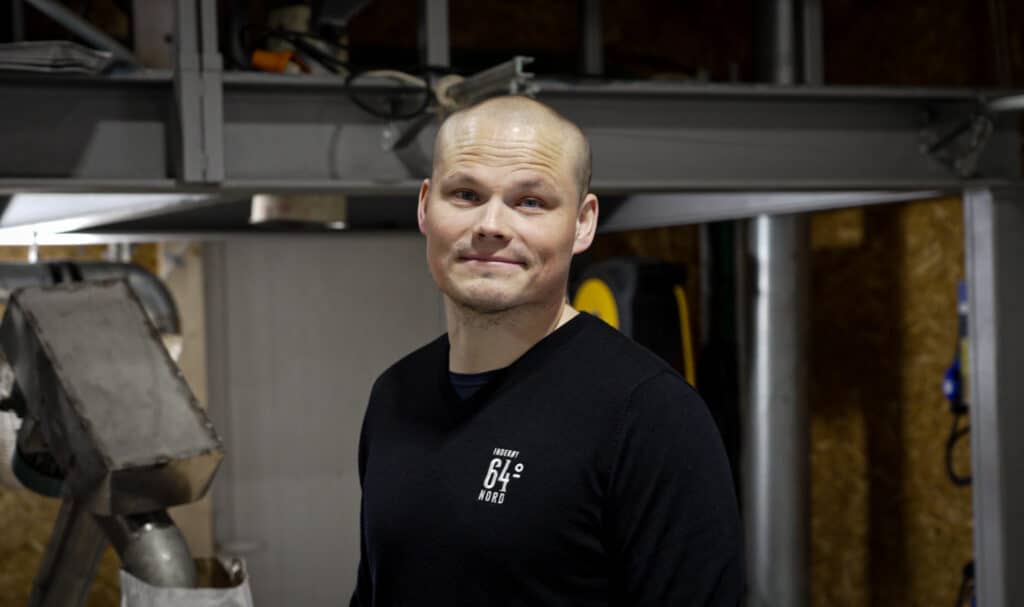 Petter Berfjord, 64 Grader Nord. Foto: Fredrik Bye