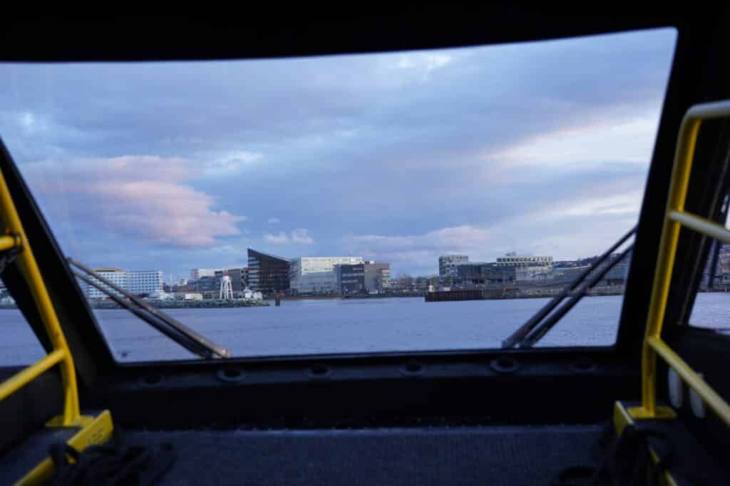 Innseiling til Pirterminalen på Brattøra. Foto: Lars Bugge Aarset/Fremtidens Industri