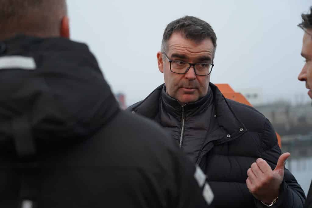 Ordfører Kent Ranum var på plass. Foto: Lars Bugge Aarset/Fremtidens Industri