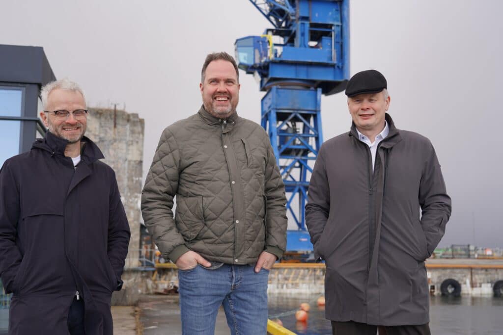 Frode Halvorsen, Testination, Erik Erlien og Ragnar Eggen, Nyhavna Utvikling. Foto: Lars Bugge Aarset/Fremtidens Industri