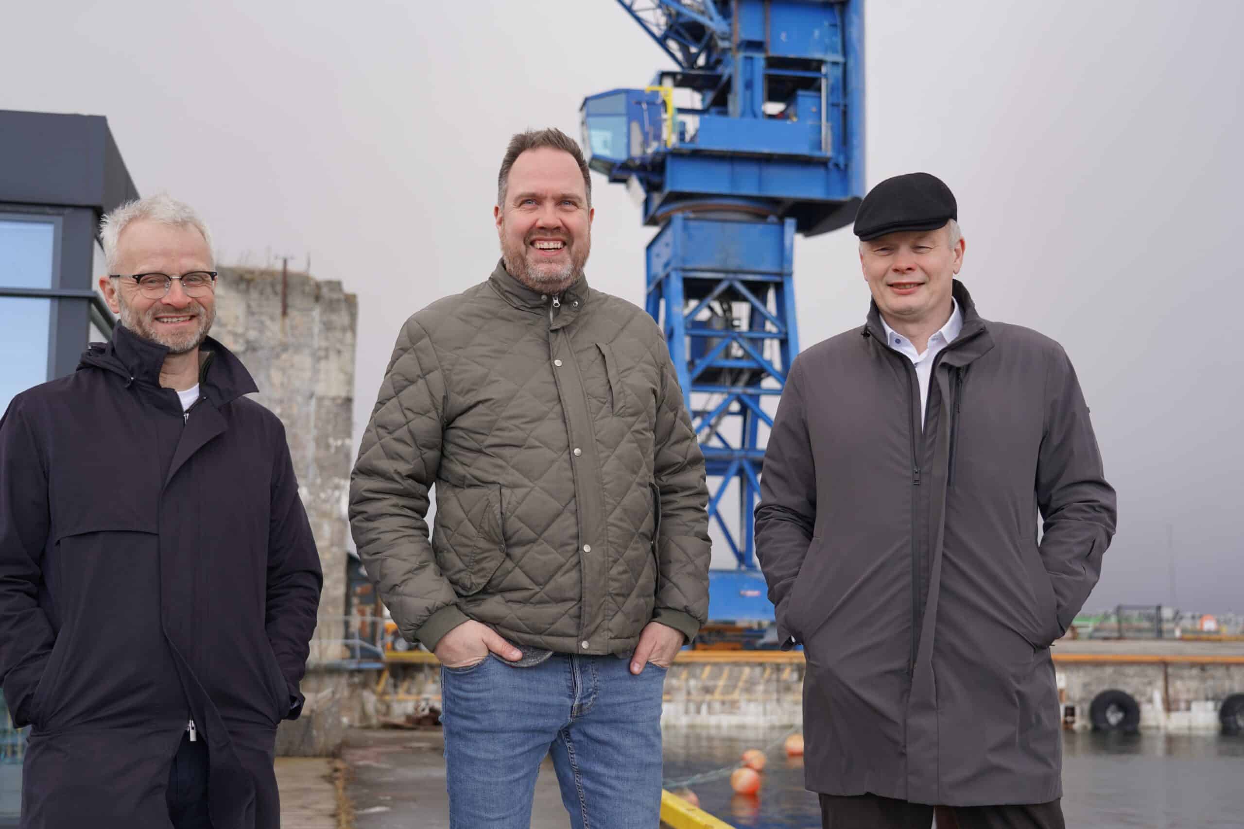 Frode Halvorsen, Testination, Erik Erlien og Ragnar Eggen, Nyhavna Utvikling. Foto: Lars Bugge Aarset/Fremtidens Industri
