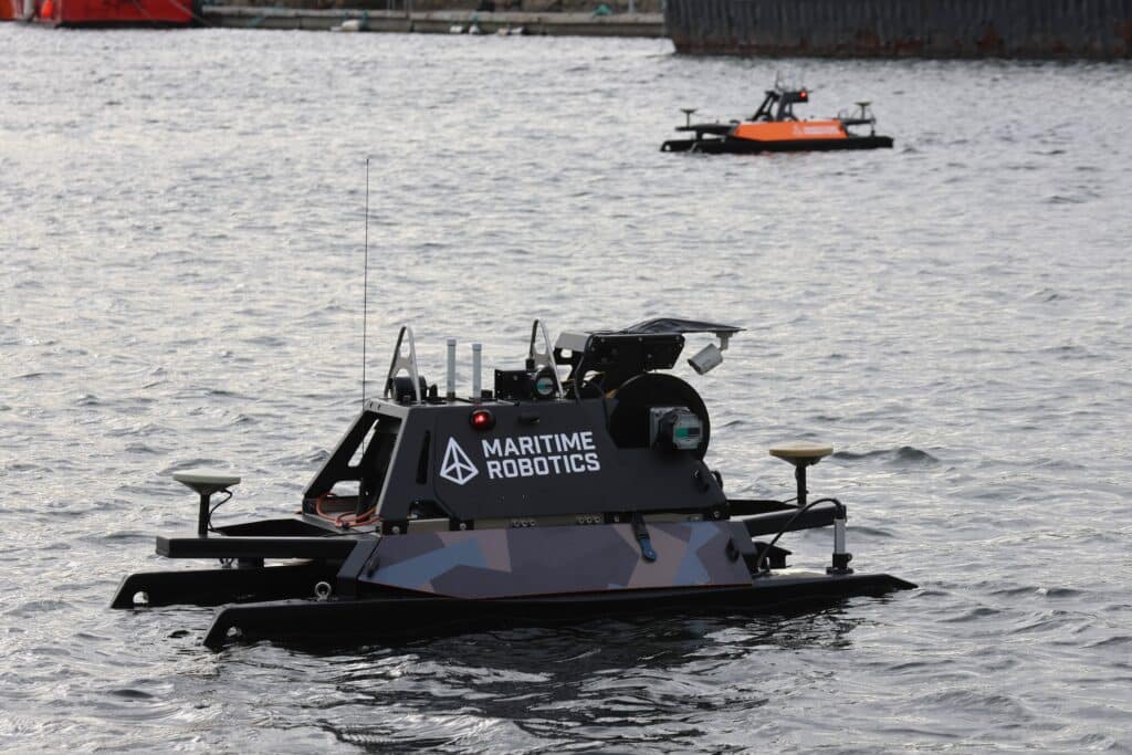 Otter units operating in the Trondheim harbour basin Photo: Lars Bugge Aarset/Fremtidens Industri 