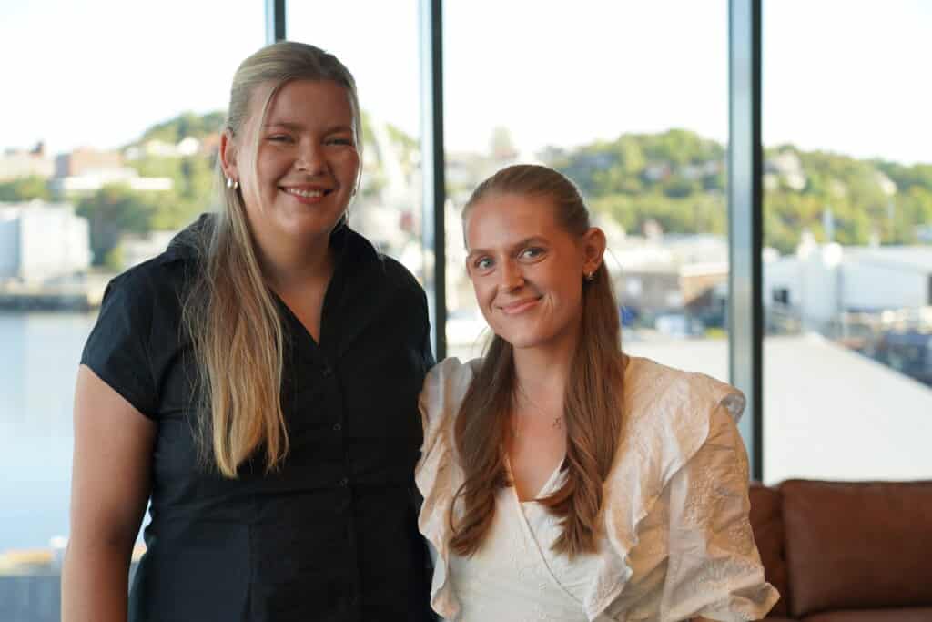Leonora Lund og Anna Rake Zeiffert. Foto: Lars Bugge Aarset/Fremtidens Industri